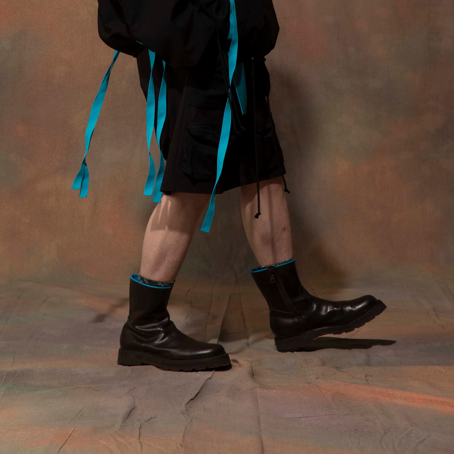 MUZE TURQUOISE LABEL × KIDS LOVE GAITE - SIDE ZIP VIBRAM ARCTIC GRIP BOOTS(BLACK)