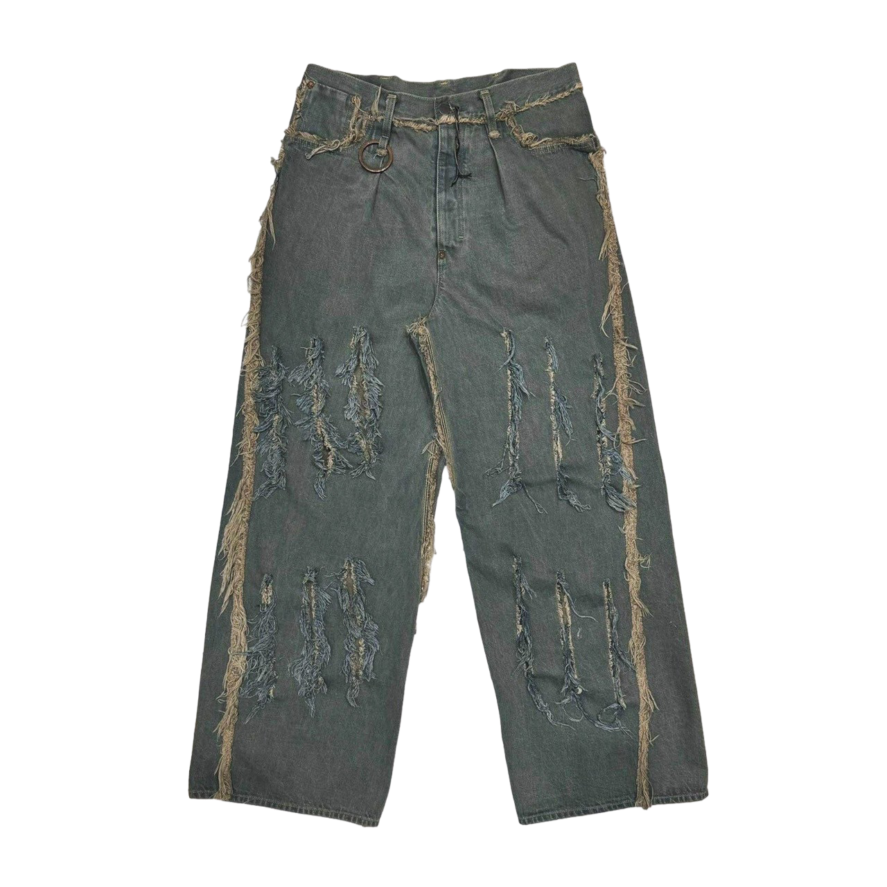 MINUS -【Cut&Slash Twist Lot.20603T(DUST SAX)】マイナス カット スラッシュシーム パンツ 児島デニム ダストサックス