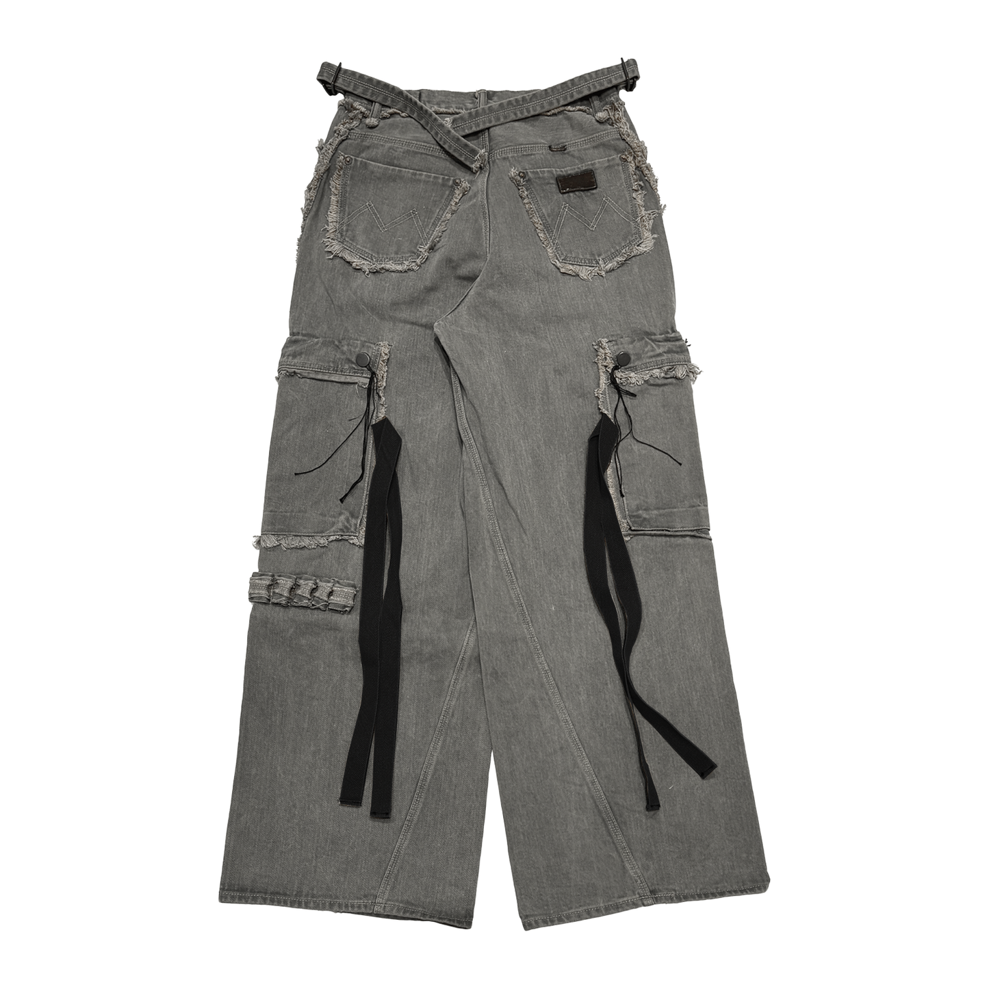 MINUS -【Slash Seam Twist Cargo Jeans(DUST GRAY)】マイナス デニム カーゴ ダストグレー
