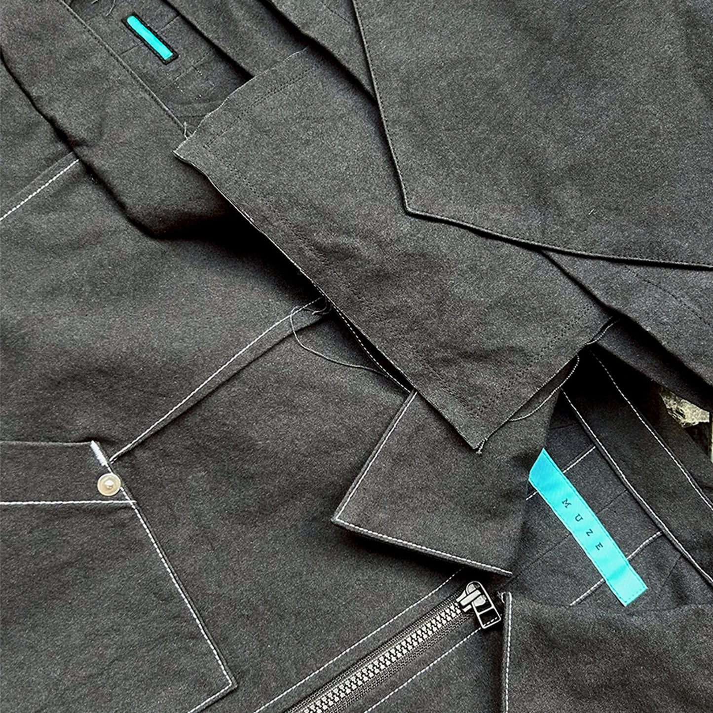 MUZE TURQUOISE LABEL -【FORM FOLLOWS FUNCTION JACKET (BLACK)】ミューズ FFF ジャケット ブラック