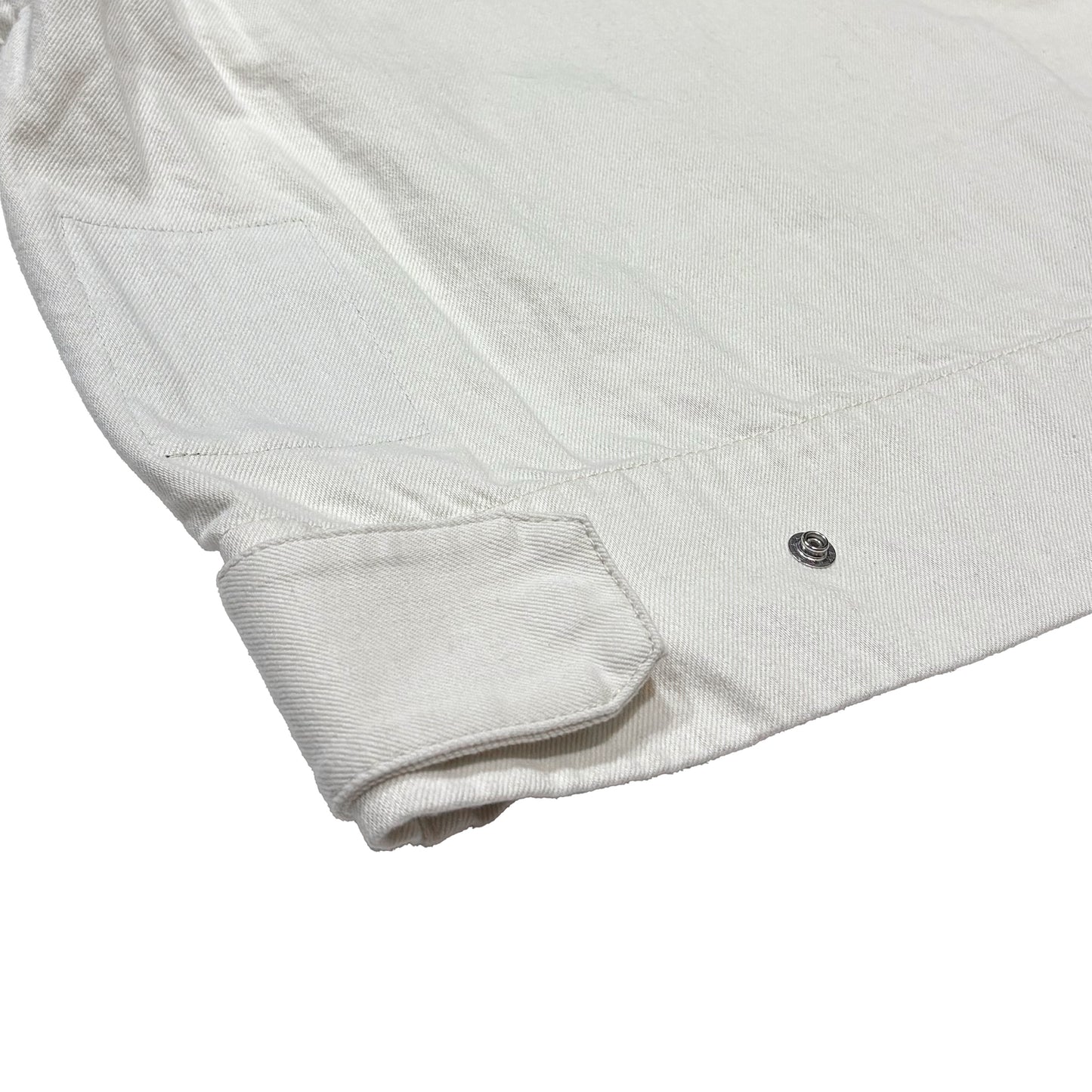 MUZE TURQUOISE LABEL -【2WAY DENIM ZIP BLOUSON(WHITE)】ミューズ デニム ジップ ブルゾン ベスト ホワイト