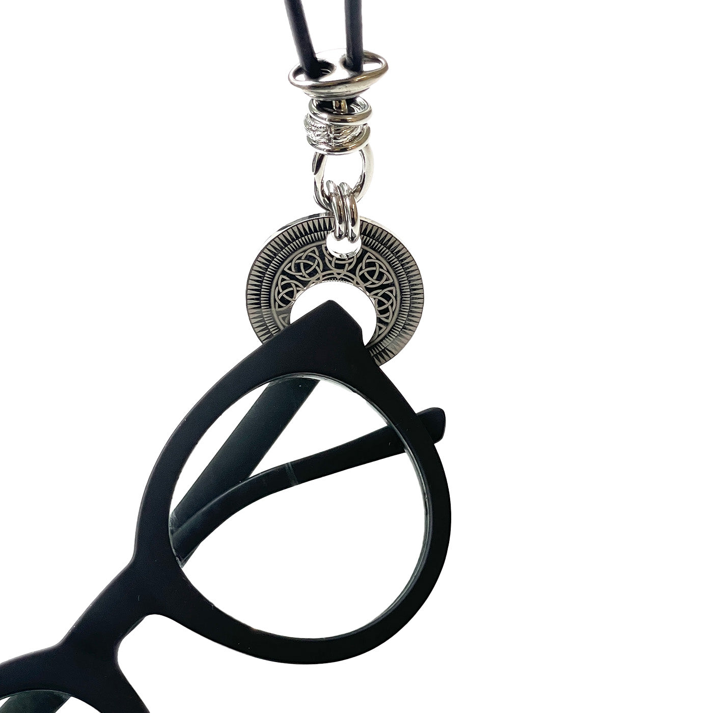 GARA -【GLASS HOOK NECKLACE(SILVER × BLACK)】ガラ ネックレス グラス フック シルバー ブラック