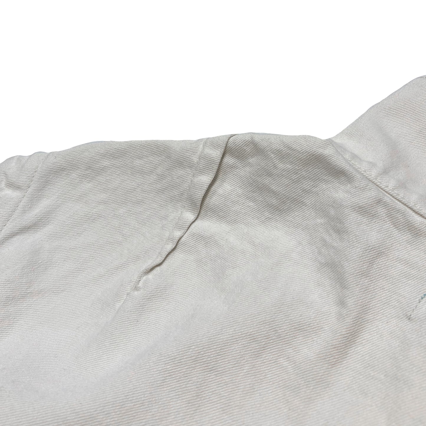 MUZE TURQUOISE LABEL -【2WAY DENIM ZIP BLOUSON(WHITE)】ミューズ デニム ジップ ブルゾン ベスト ホワイト
