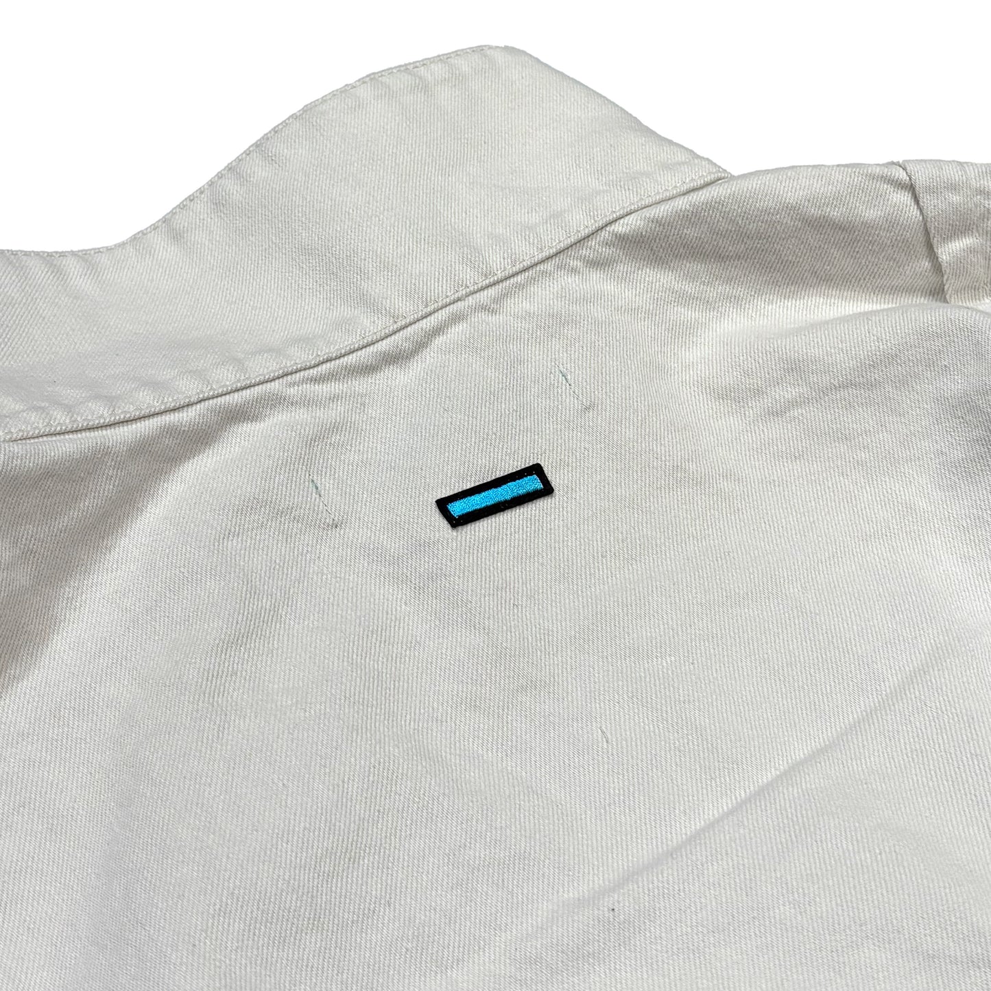 MUZE TURQUOISE LABEL -【2WAY DENIM ZIP BLOUSON(WHITE)】ミューズ デニム ジップ ブルゾン ベスト ホワイト