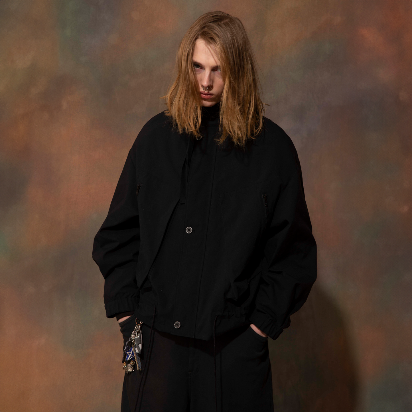 MUZE TURQUOISE LABEL - M-65 SHORT BLOUSON(BLACK) ミューズ ショート ブルゾン ブラック