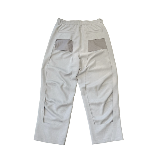 MUZE TURQUOISE LABEL -【DYED WARM TWILL 3D TROUSERS(GRAY)】ミューズ ツイル トラウザー グレー