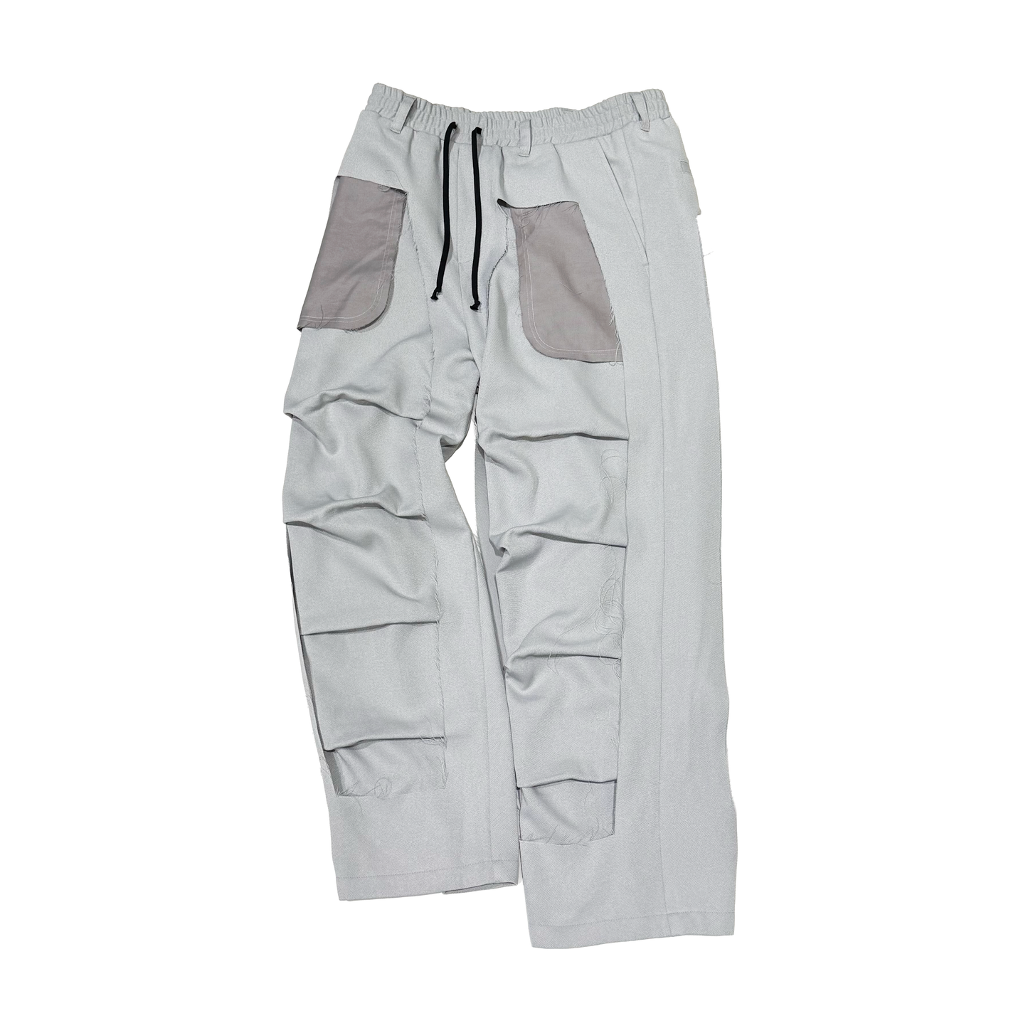 MUZE TURQUOISE LABEL -【TWILL 3D TROUSERS(GRAY)】ミューズ ツウィル トラウザー グレー