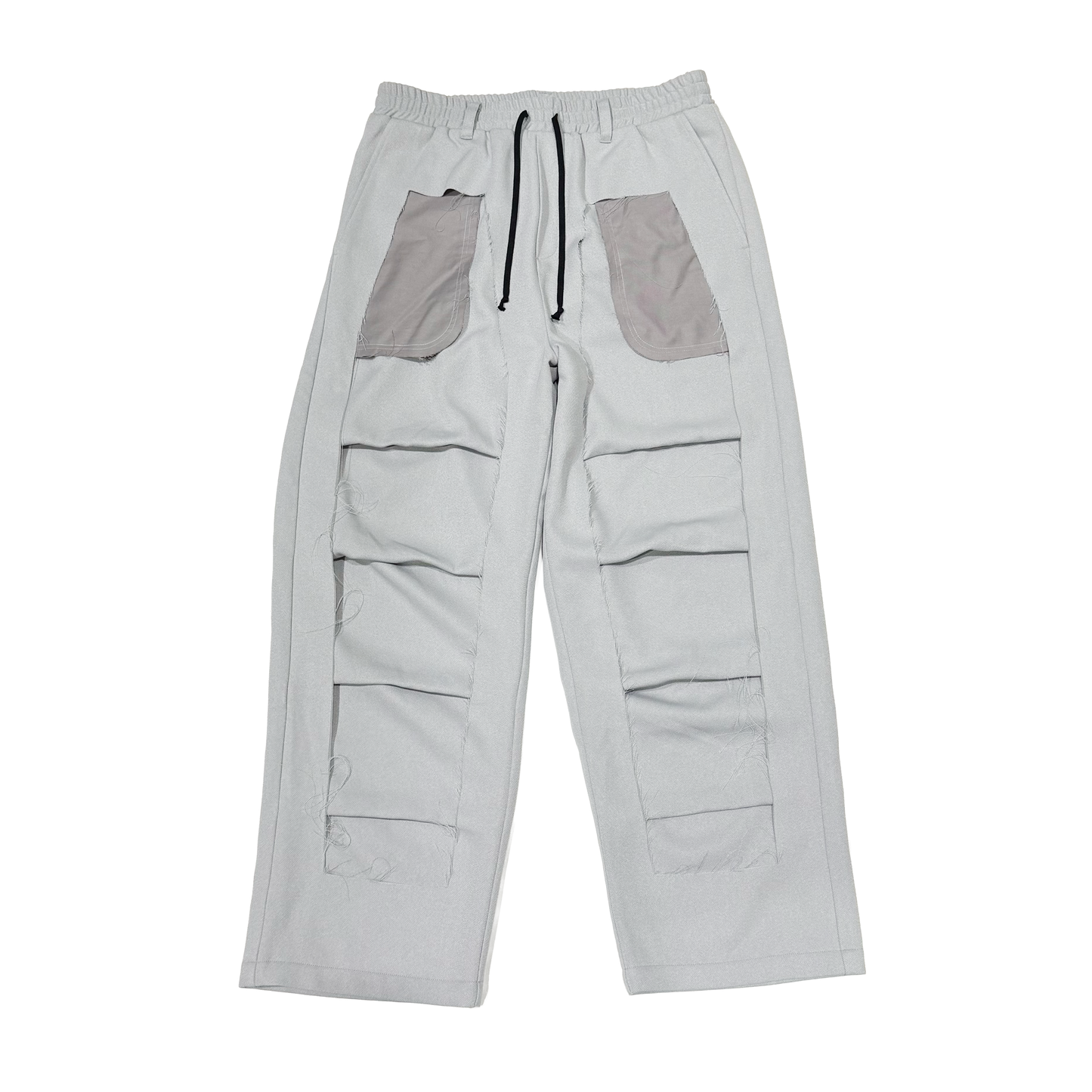 MUZE TURQUOISE LABEL -【TWILL 3D TROUSERS(GRAY)】ミューズ ツウィル トラウザー グレー