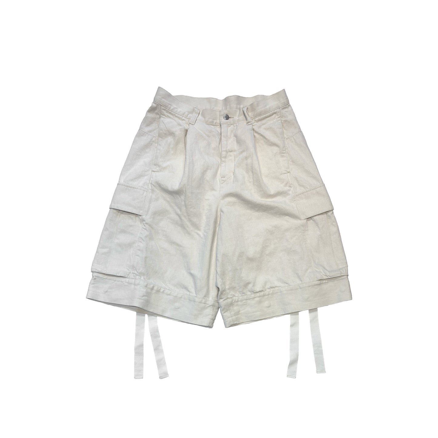 MUZE TURQUOISE LABEL -【2WAY DENIM CARGO PANTS(WHITE)】ミューズ デニム カーゴ パンツ ホワイト