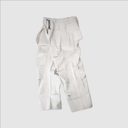 MUZE TURQUOISE LABEL - DENIM 3D TROUSERS(WHITE) ミューズ デニム トラウザーズ ホワイト