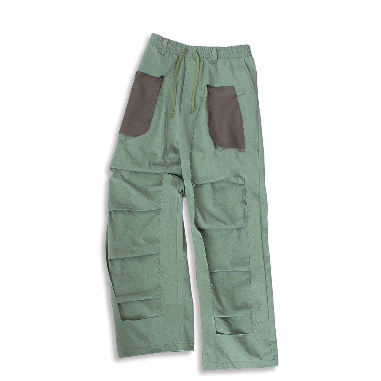 MUZE TURQUOISE LABEL - 【COTTEN DYED TWILL 3D TROUSERS(KHAKI)】ミューズ コットン ツイル トラウザー カーキ