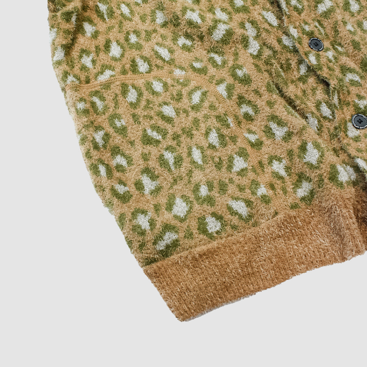 FACCIES - Animal Feather Jqd CD(BEIGE) ファッチーズ レオパード カーディガン ベージュ