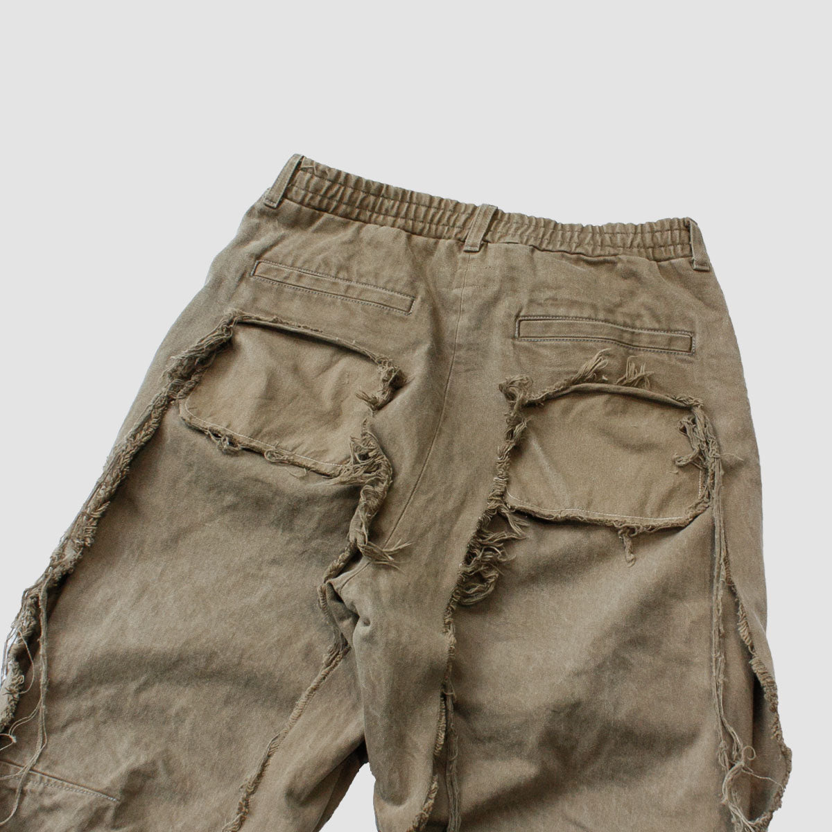 MUZE TURQUOISE LABEL - ×MINUS DENIM 3D TROUSERS(VEGETABLE DYE) (DUST BEIGE)ミューズ マイナス デニム トラウザー 草木染め ダストベージュ