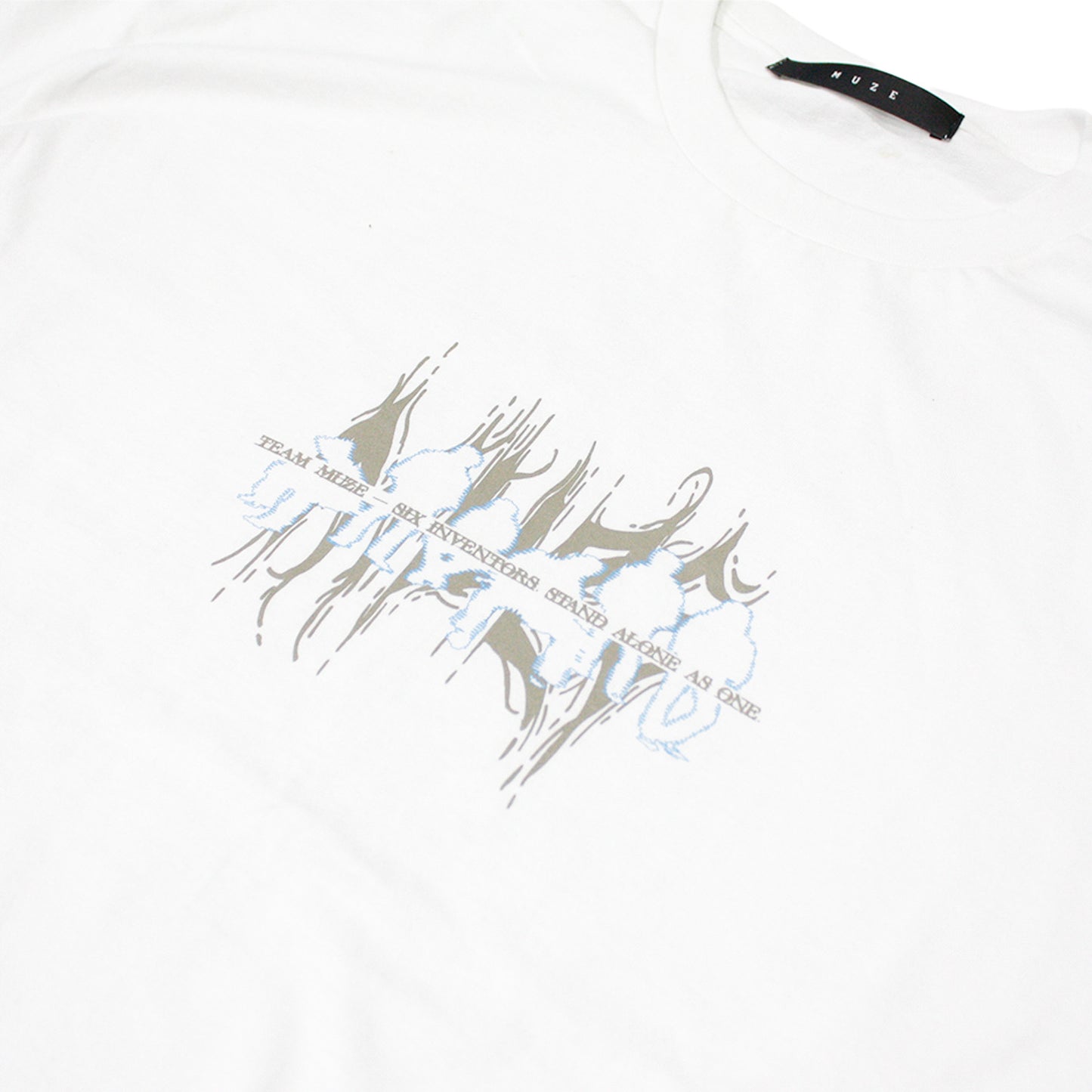 MUZE BLACK LABEL -【TEAM MUZE® SIX INVENTORS T-SH (WHITE)】ミューズ シックス インベンターズ Tシャツ ホワイト