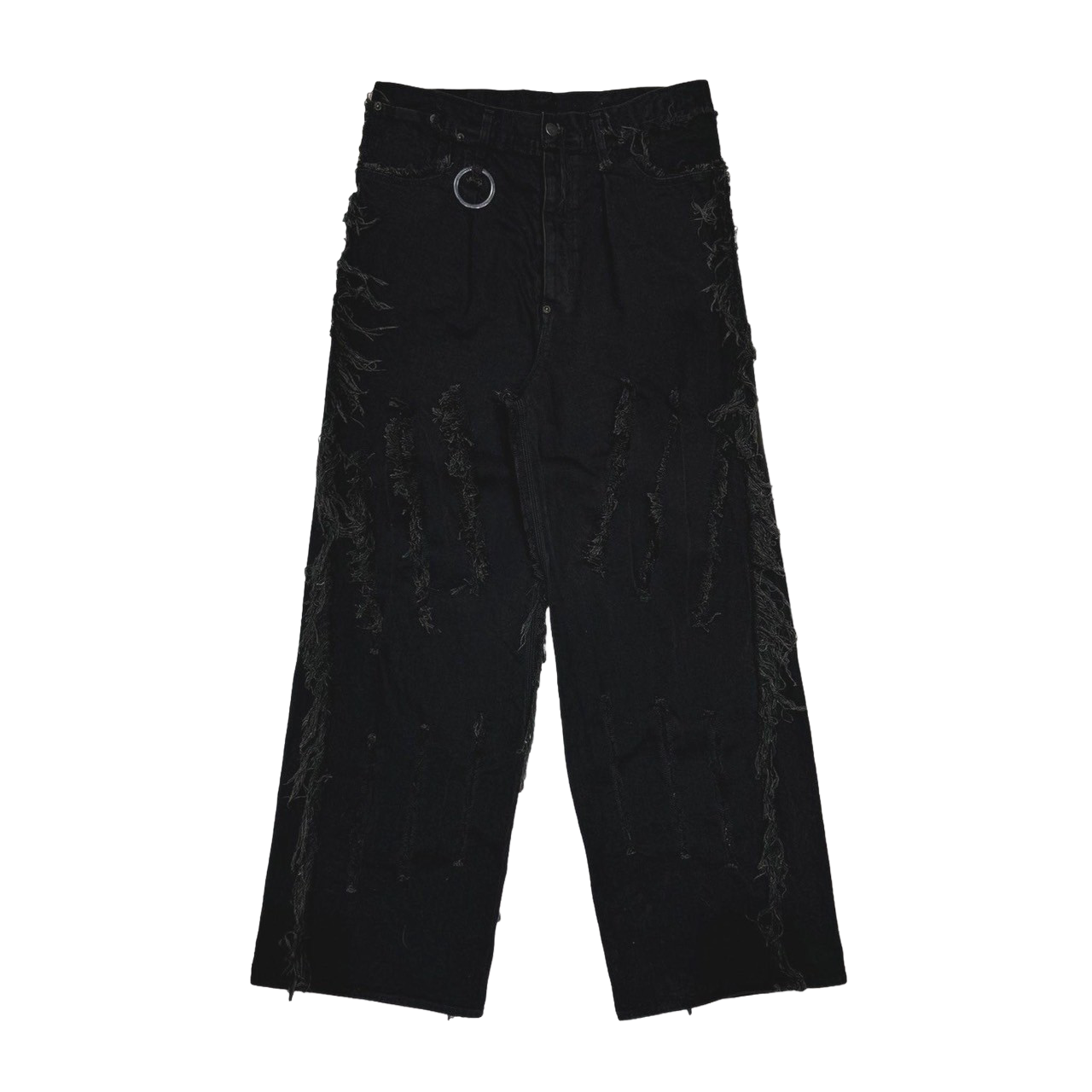 MINUS -【Cut&Slash Twist Lot.20603T(DUST BLACK)】マイナス カット スラッシュシーム パンツ 児島デニム ダート ブラック