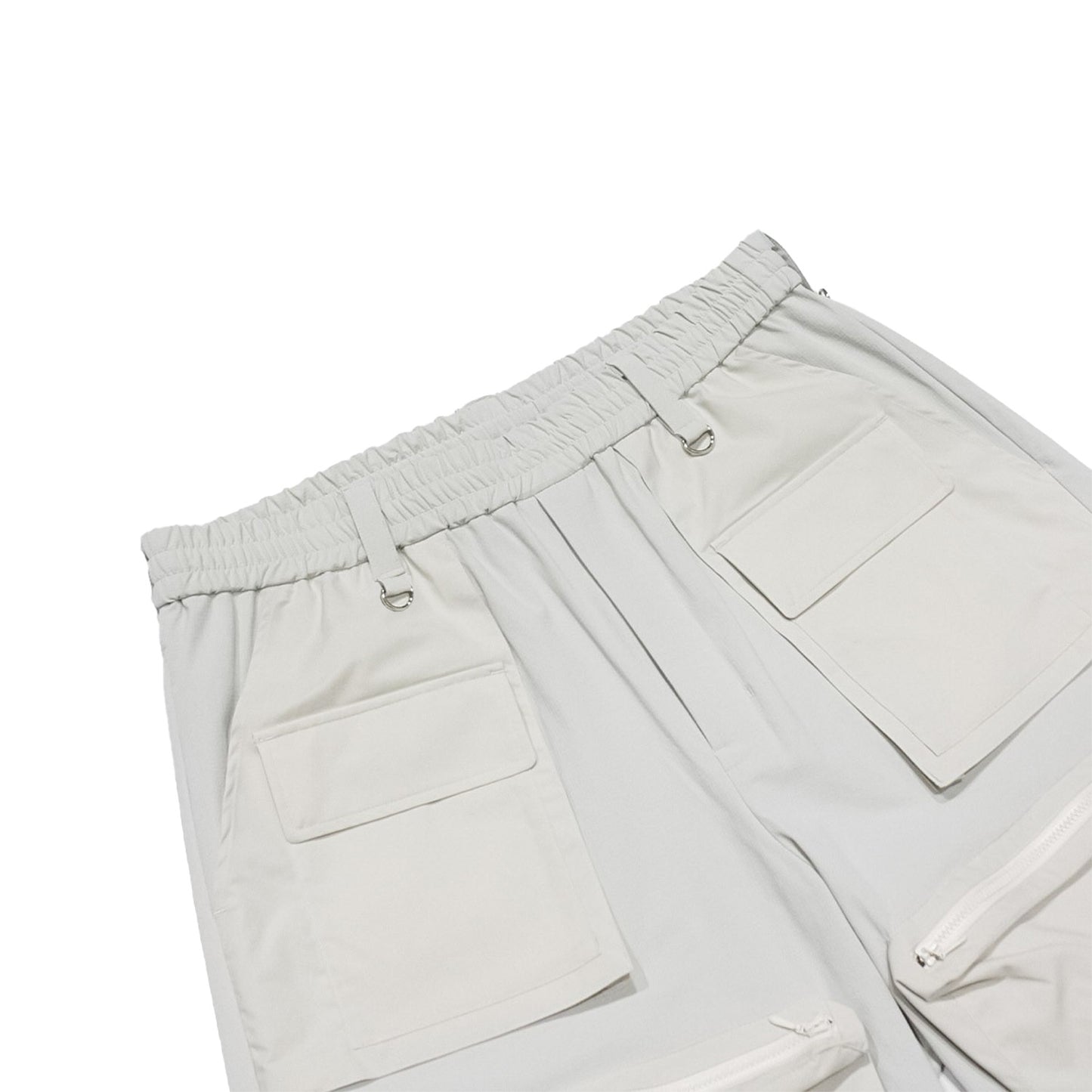 MUZE TURQUOISE LABEL - RIP STOP POCKET SHORTS(WHITE) ミューズ ショーツ ポケット リップストップ ホワイト
