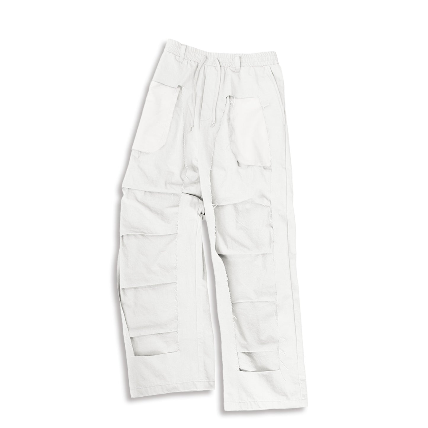 MUZE TURQUOISE LABEL - 【COTTEN DYED TWILL 3D TROUSERS(WHITE)】ミューズ コットン ツイル トラウザー ホワイト