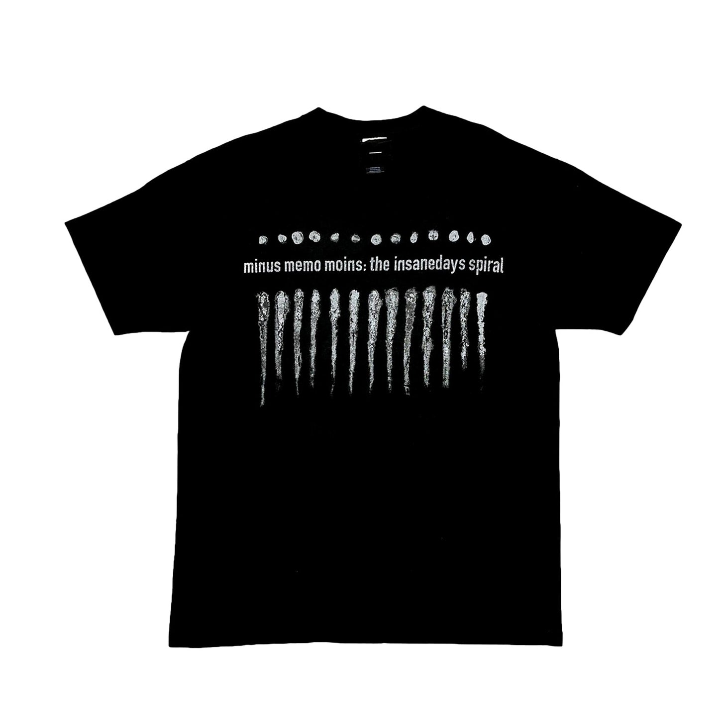 MINUS - BOOTLEG TEE(SHINE MONOCHROME) マイナス グラフィック Tシャツ モノクロ ブラック
