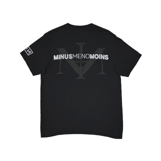 MINUS -【Bootleg Tee(A MAN'S SHADOW)(5 YEARS BLACK)】マイナス ブートレグ Tシャツ ブラック