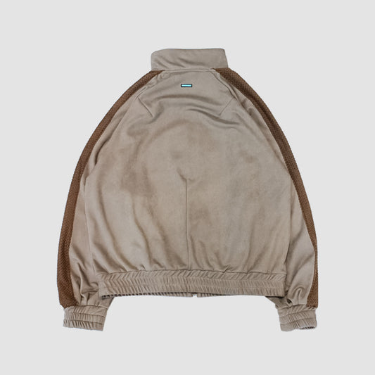 MUZE TURQUOISE LABEL - SWITCHING TRACK BLOUSON(MOCA)ミューズ 2023年秋冬 トラック ジャケット モカ