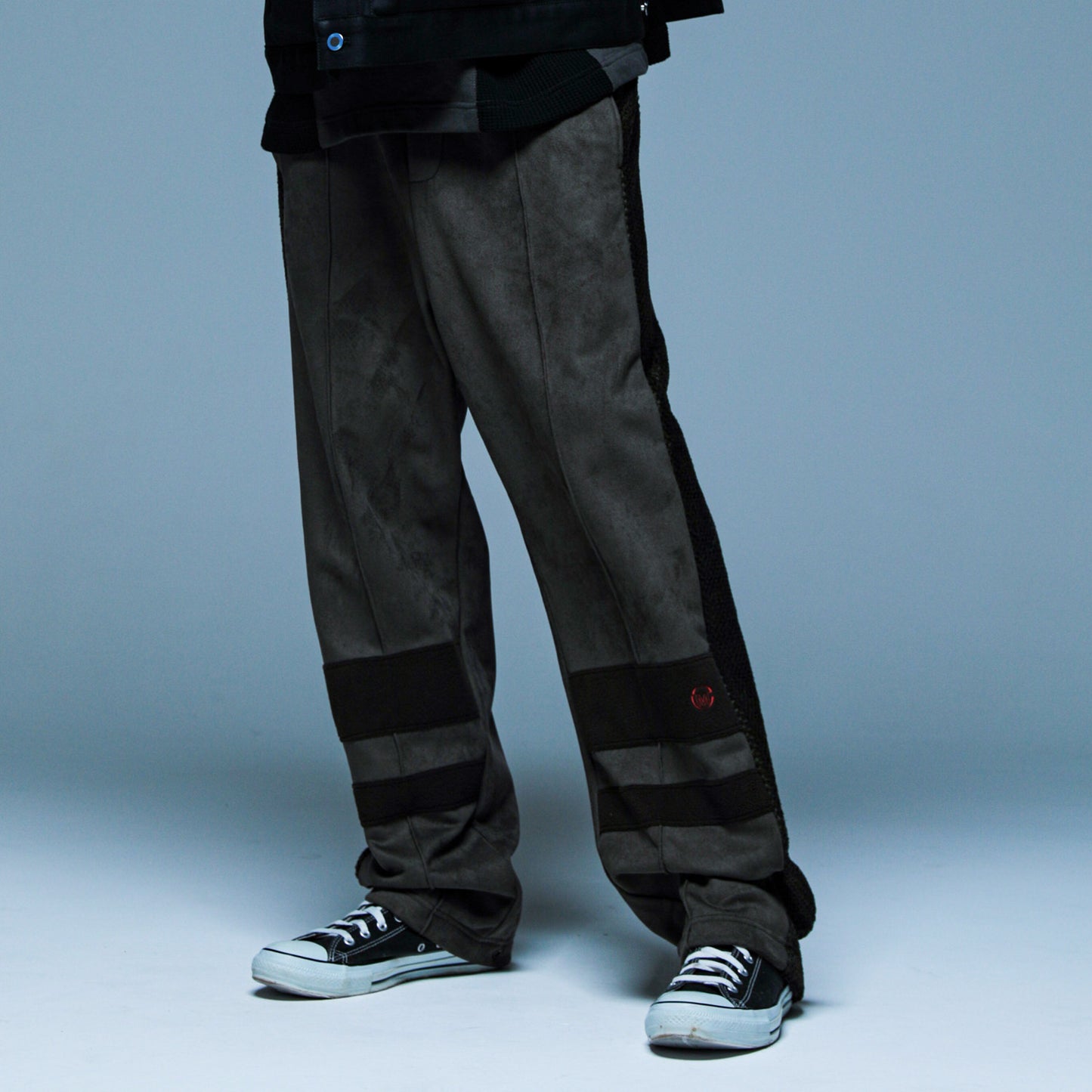 MUZE TURQUOISE LABEL - SWITCHING TRACK PANTS(KHAKI)ミューズ トラック パンツ カーキ
