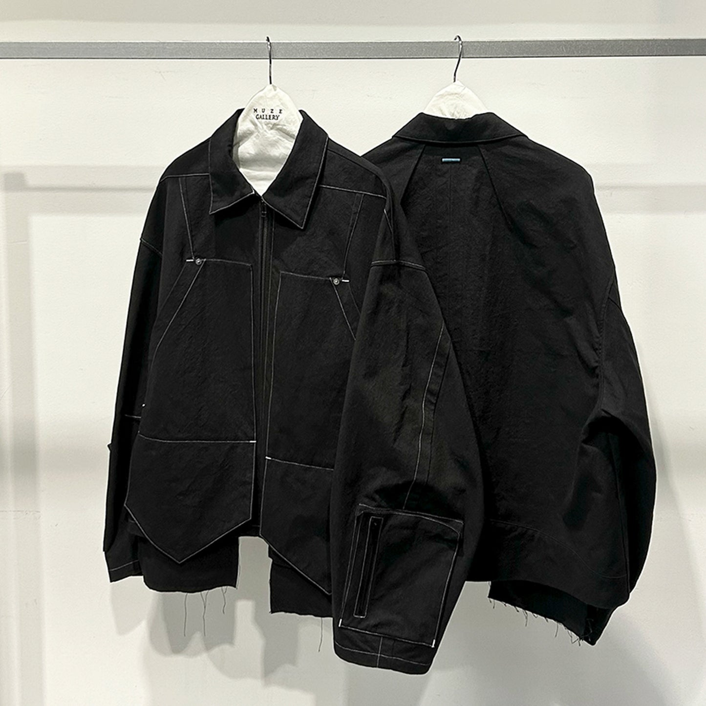 MUZE TURQUOISE LABEL -【FORM FOLLOWS FUNCTION JACKET (BLACK)】ミューズ FFF ジャケット ブラック