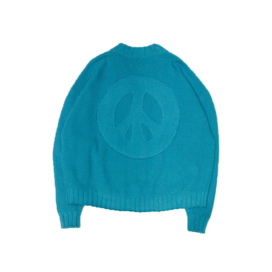 MUZE TURQUOISE LABEL - MUZE® PEACE CARDIGAN(TURQUOISE)ミューズ ピース カーディガン ターコイズ
