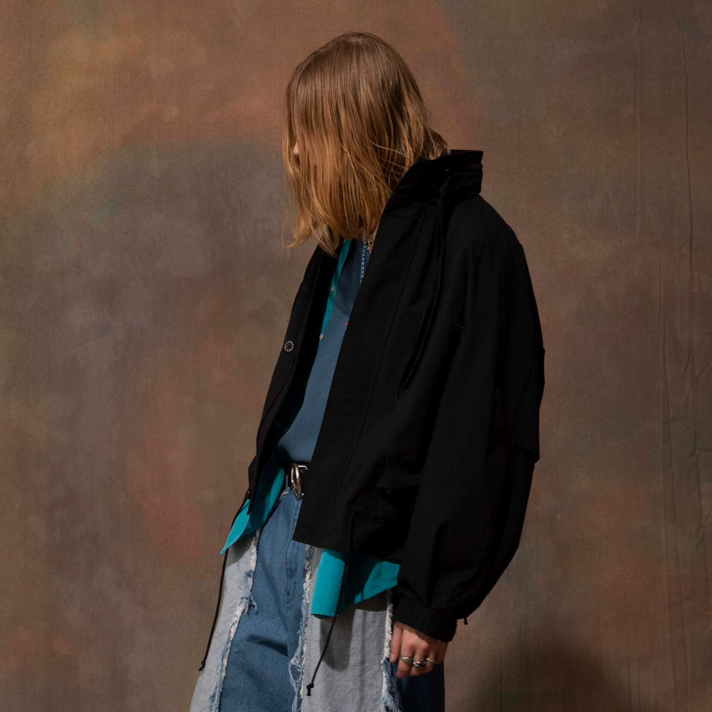 MUZE TURQUOISE LABEL - M-65 SHORT BLOUSON(BLACK) ミューズ ショート ブルゾン ブラック