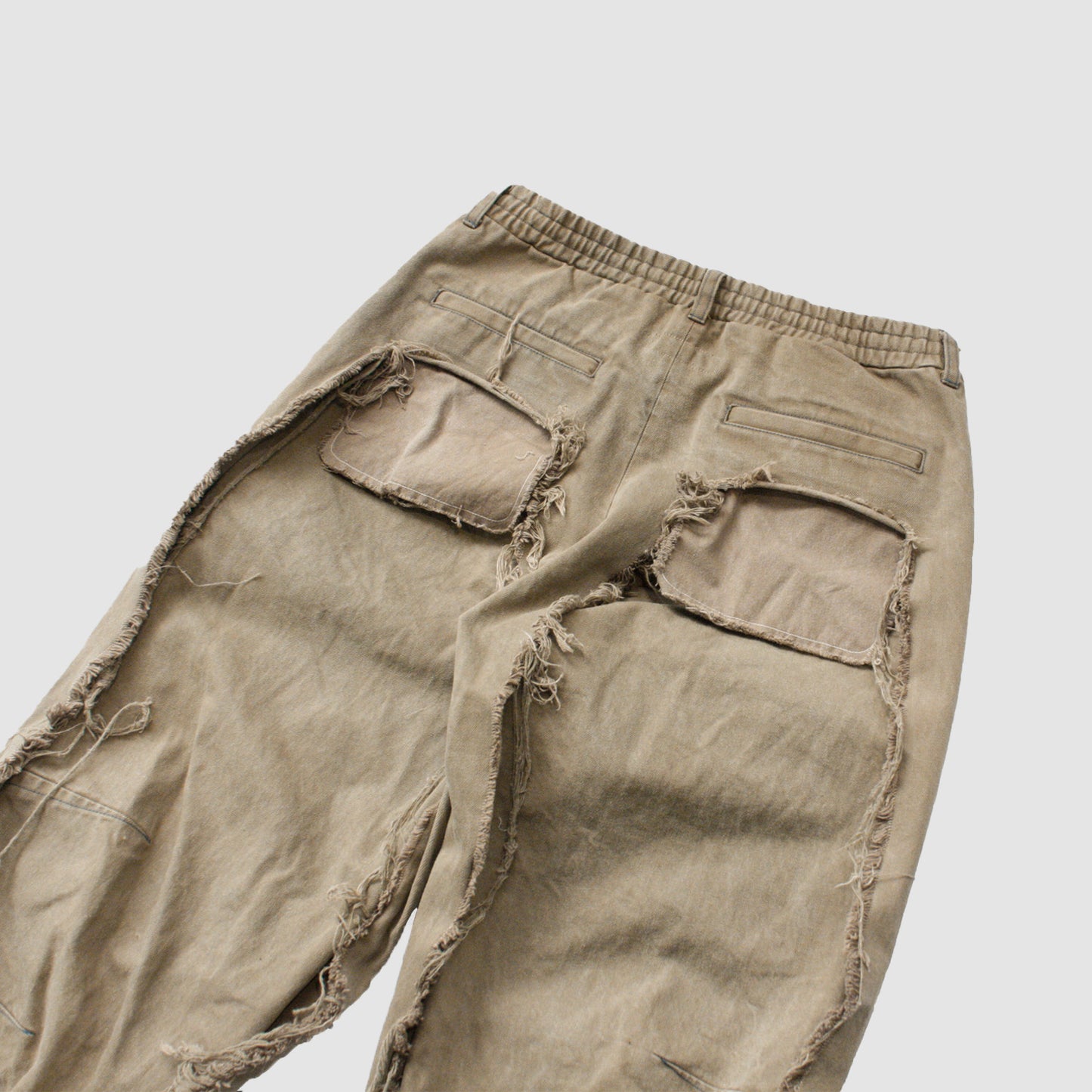 MUZE TURQUOISE LABEL - ×MINUS DENIM 3D TROUSERS(VEGETABLE DYE) (DUST GREEN)ミューズ マイナス デニム トラウザー 草木染め ダストグリーン