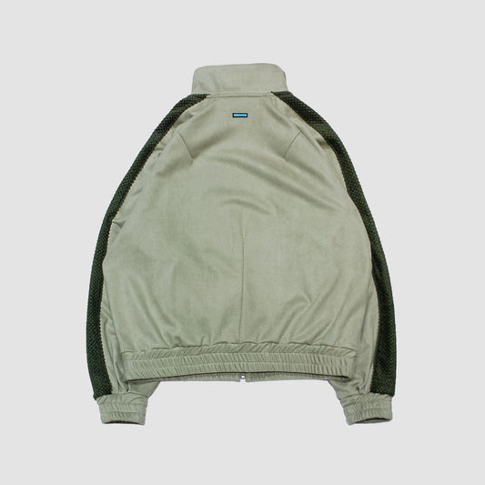 MUZE TURQUOISE LABEL - SWITCHING TRACK BLOUSON(L.KHAKI)ミューズ 2023年秋冬 トラック ジャケット ライト カーキ