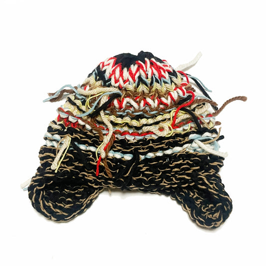 GARA × NOU -【HELMET KNIT CAP(MIX)】ガラ ノウ ニット キャップ ミックス