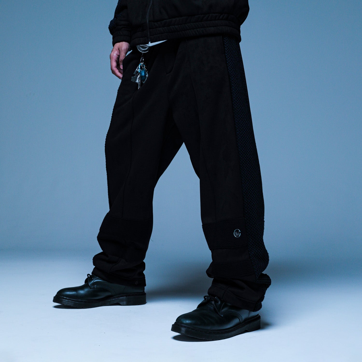 MUZE TURQUOISE LABEL - SWITCHING TRACK PANTS(BLACK)ミューズ トラック パンツ ブラック