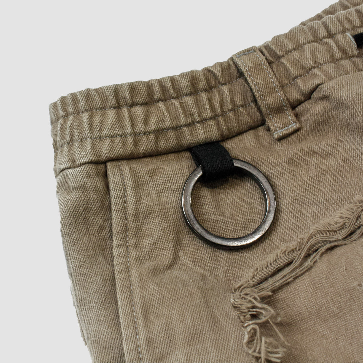 MUZE TURQUOISE LABEL - ×MINUS DENIM 3D TROUSERS(VEGETABLE DYE) (DUST BEIGE)ミューズ マイナス デニム トラウザー 草木染め ダストベージュ