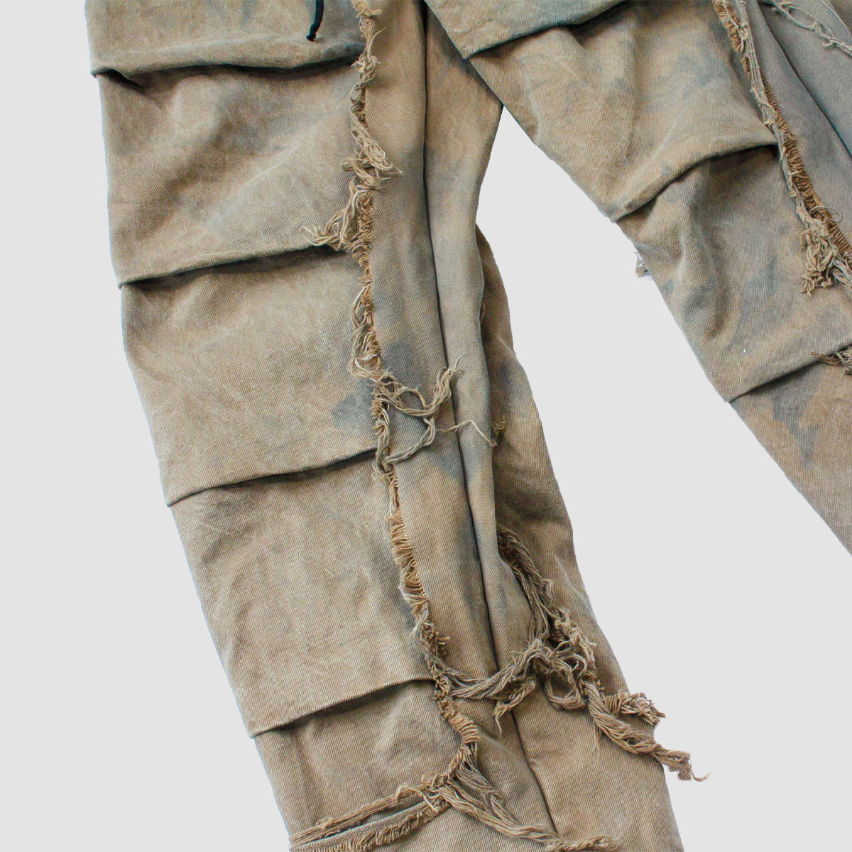 MUZE TURQUOISE LABEL - ×MINUS DENIM 3D TROUSERS(VEGETABLE DYE) (DUST BLUE)ミューズ マイナス デニム トラウザー 草木染め ダストブルー