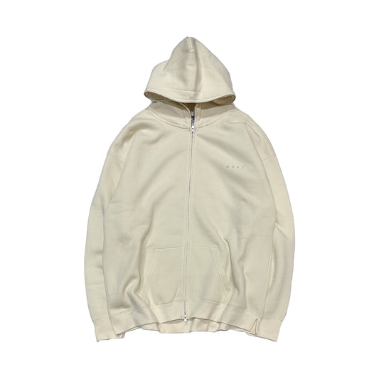 MUZE BLACK LABEL -【MUZE® LOGO REFLECTOR ZIP PK(CREAM)】ミューズ リフレクター ロゴ ジップ パーカー クリーム