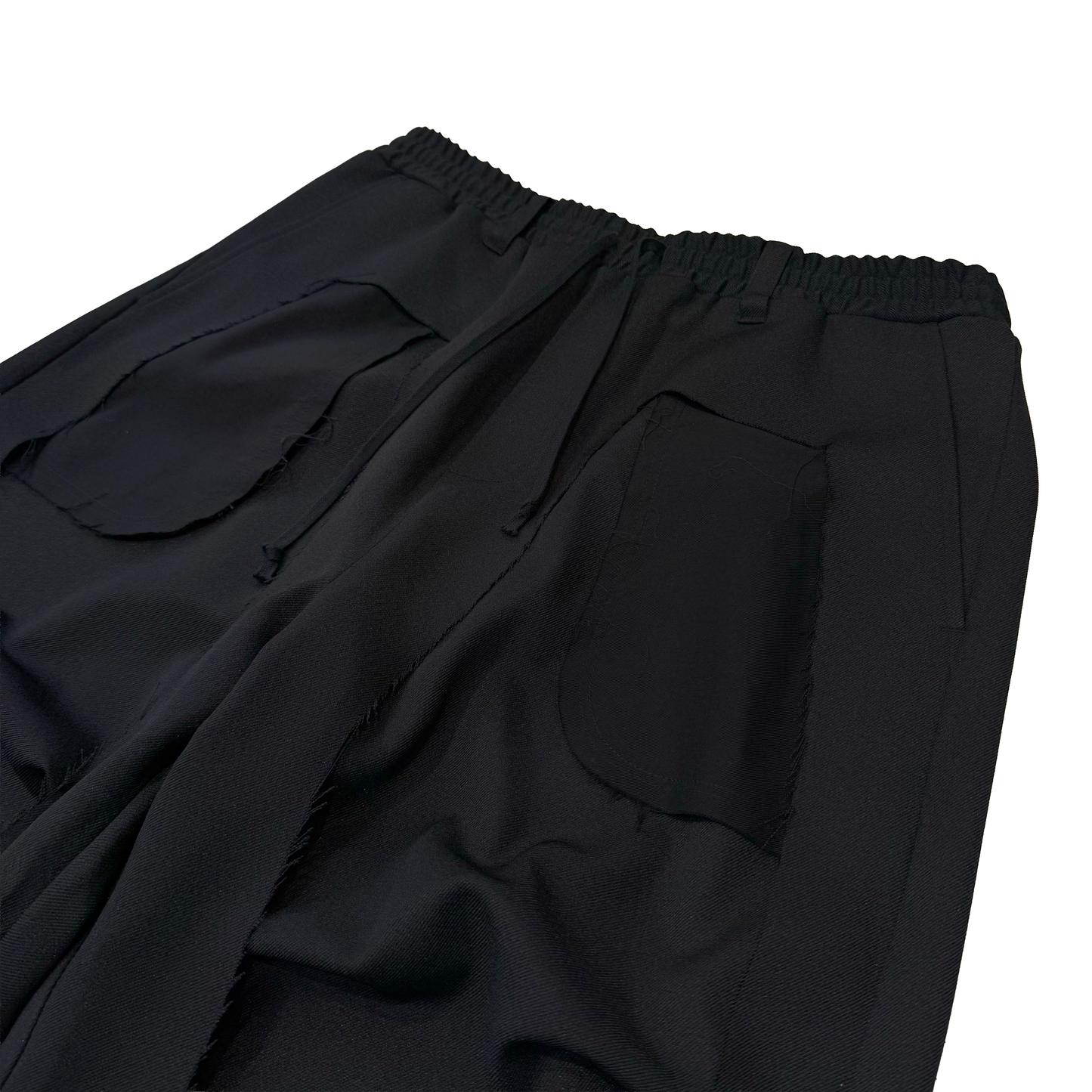 MUZE TURQUOISE LABEL -【TWILL 3D TROUSERS(BLACK×BLACK)】ミューズ ツウィル トラウザー ブラック
