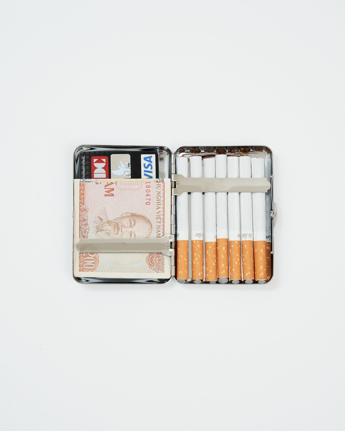HIDAKA -【Cellphone Cig Case(SILVER)】ヒダカ セルフォン シグケース カード シルバー