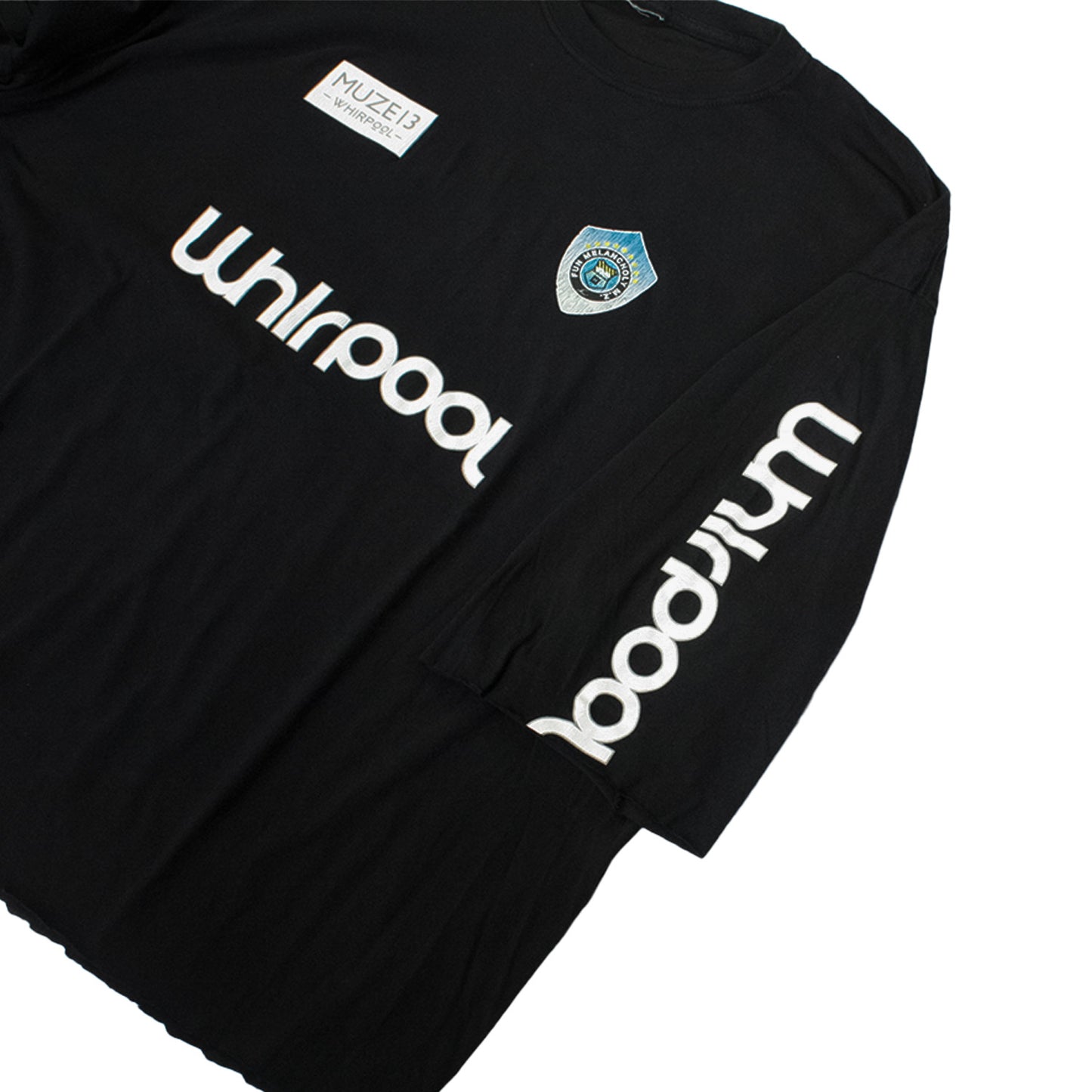 MUZE BLACK LABEL - WHIRLPOOL CROPPED GAME TEE(BLACK) ゲーム Tシャツ ブラック