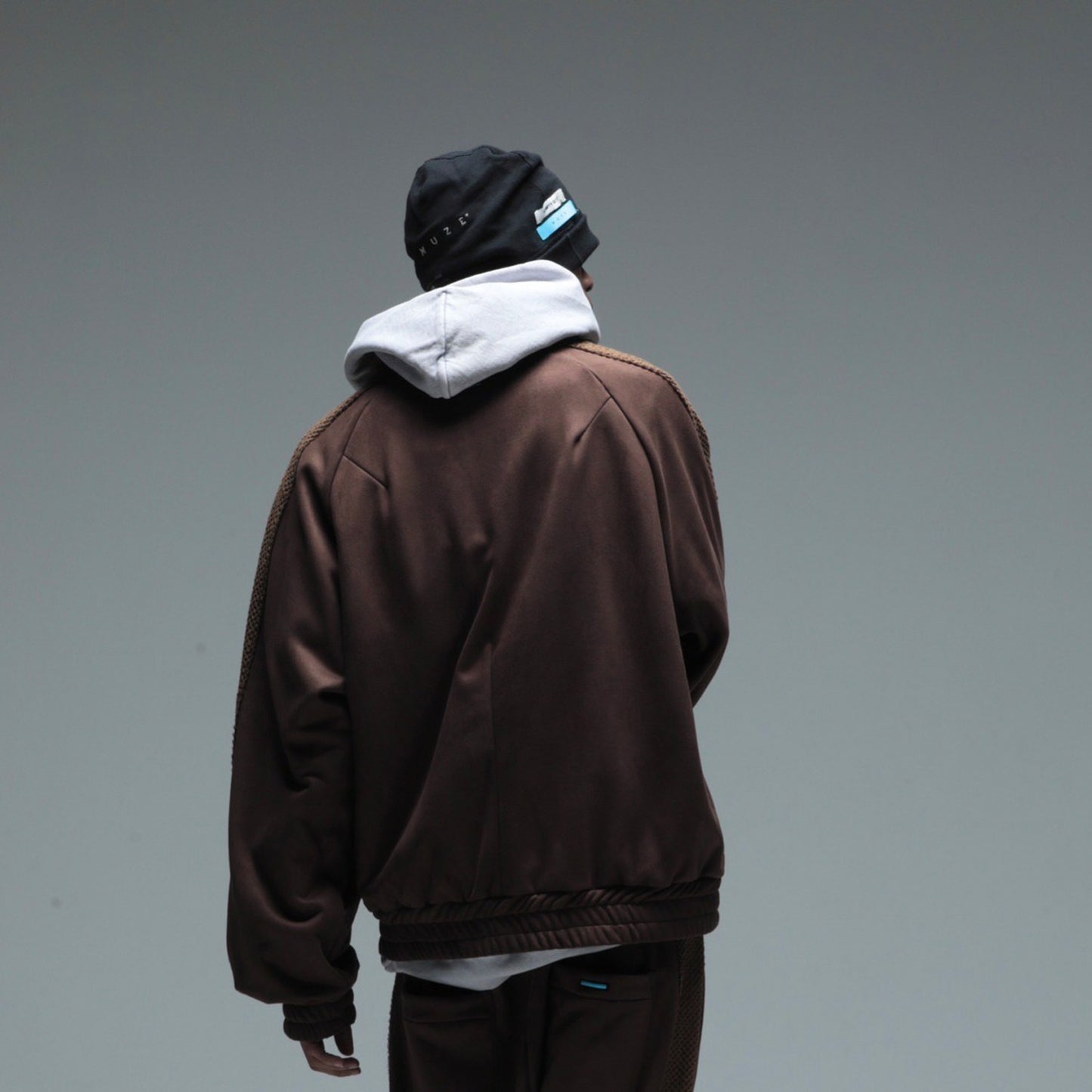 MUZE TURQUOISE LABEL - SWITCHING TRACK BLOUSON(BROWN)ミューズ トラック ジャケット ブラウン
