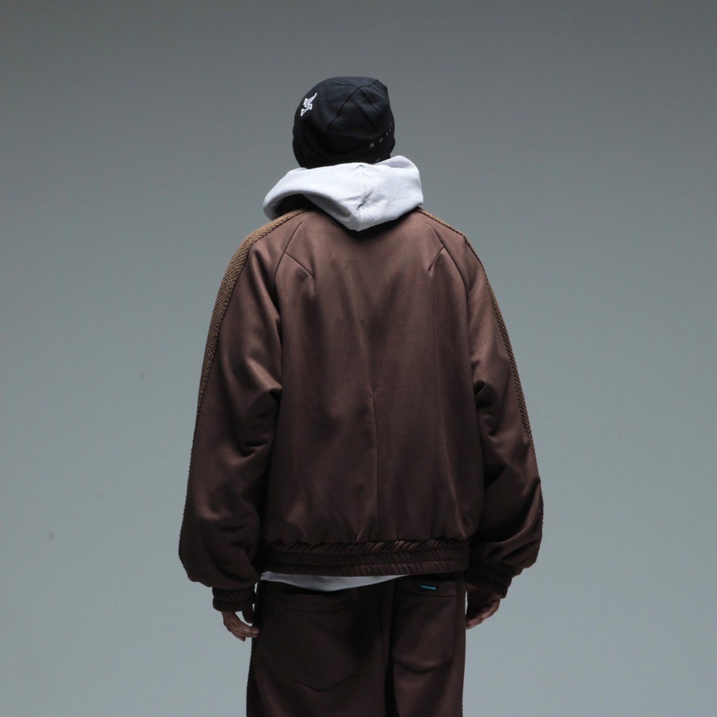 MUZE TURQUOISE LABEL - SWITCHING TRACK BLOUSON(BROWN)ミューズ トラック ジャケット ブラウン