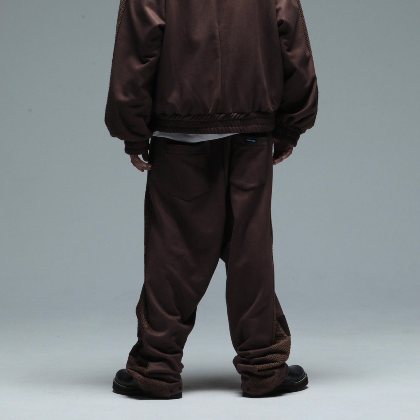MUZE TURQUOISE LABEL - SWITCHING TRACK PANTS(BROWN)ミューズ トラック パンツ ブラウン