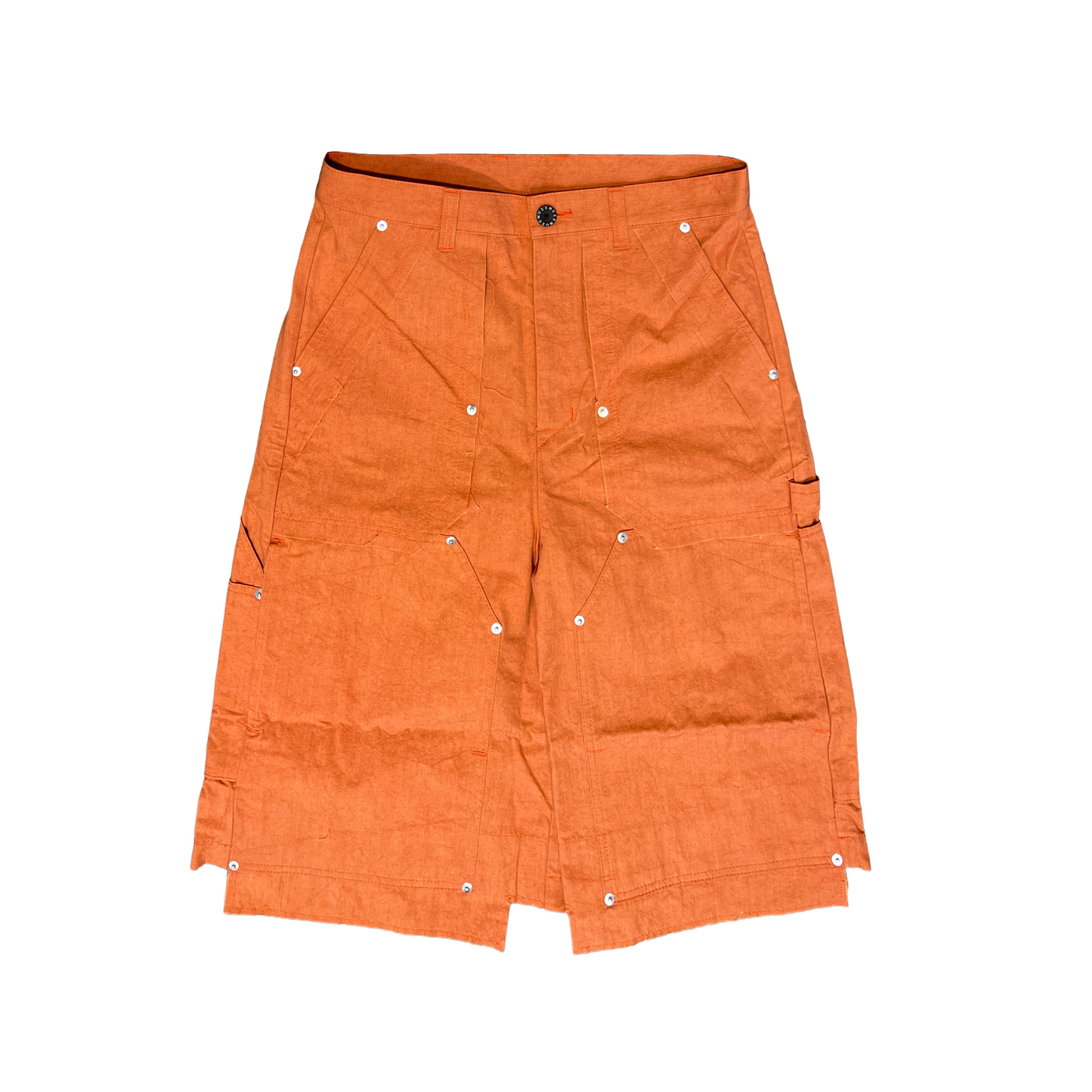 MUZE TURQUOISE LABEL -【CORDURA®︎ WASHER PAINTER SHORTS (ORANGE)】ミューズ コーデュラ ペインター ショーツ オレンジ
