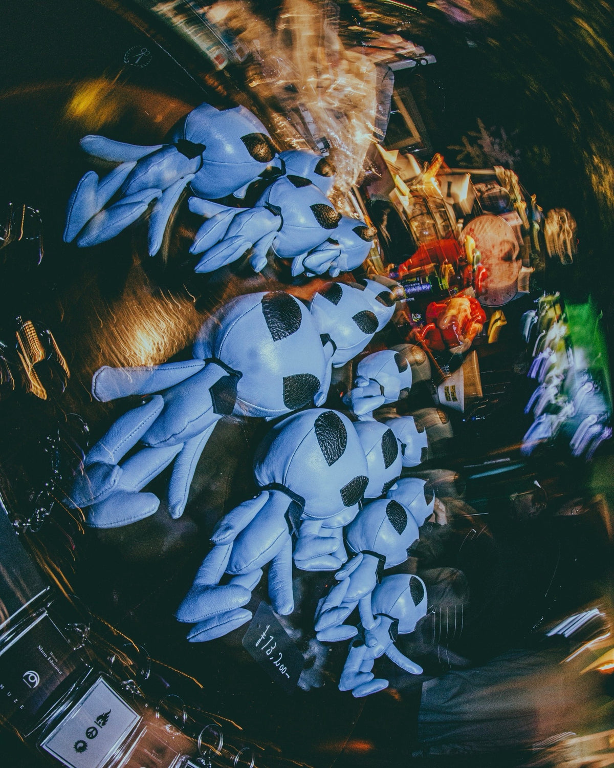 【 数量限定受注 】MUZE® × MSI -【ALIEN LEATHER PLUSHIE(TURQUOISE)】ミューズ メゾンシュンイシザワ エイリアン レザー プラッシー ターコイズ