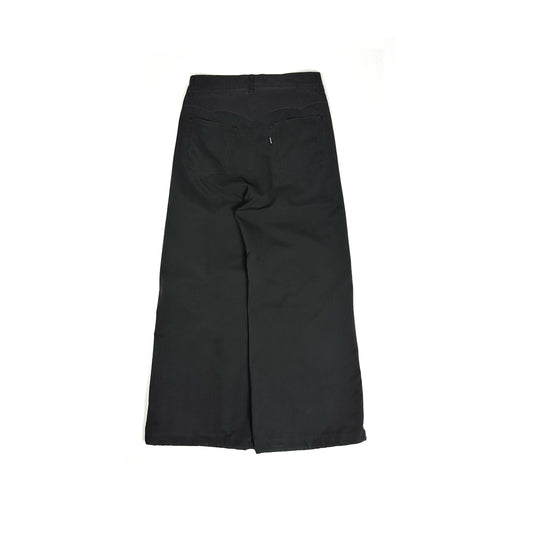 FACCIES - Holey Ripstop Straight Wide PT(BLACK) ファッチーズ リップストップ ストレート ワイド パンツ