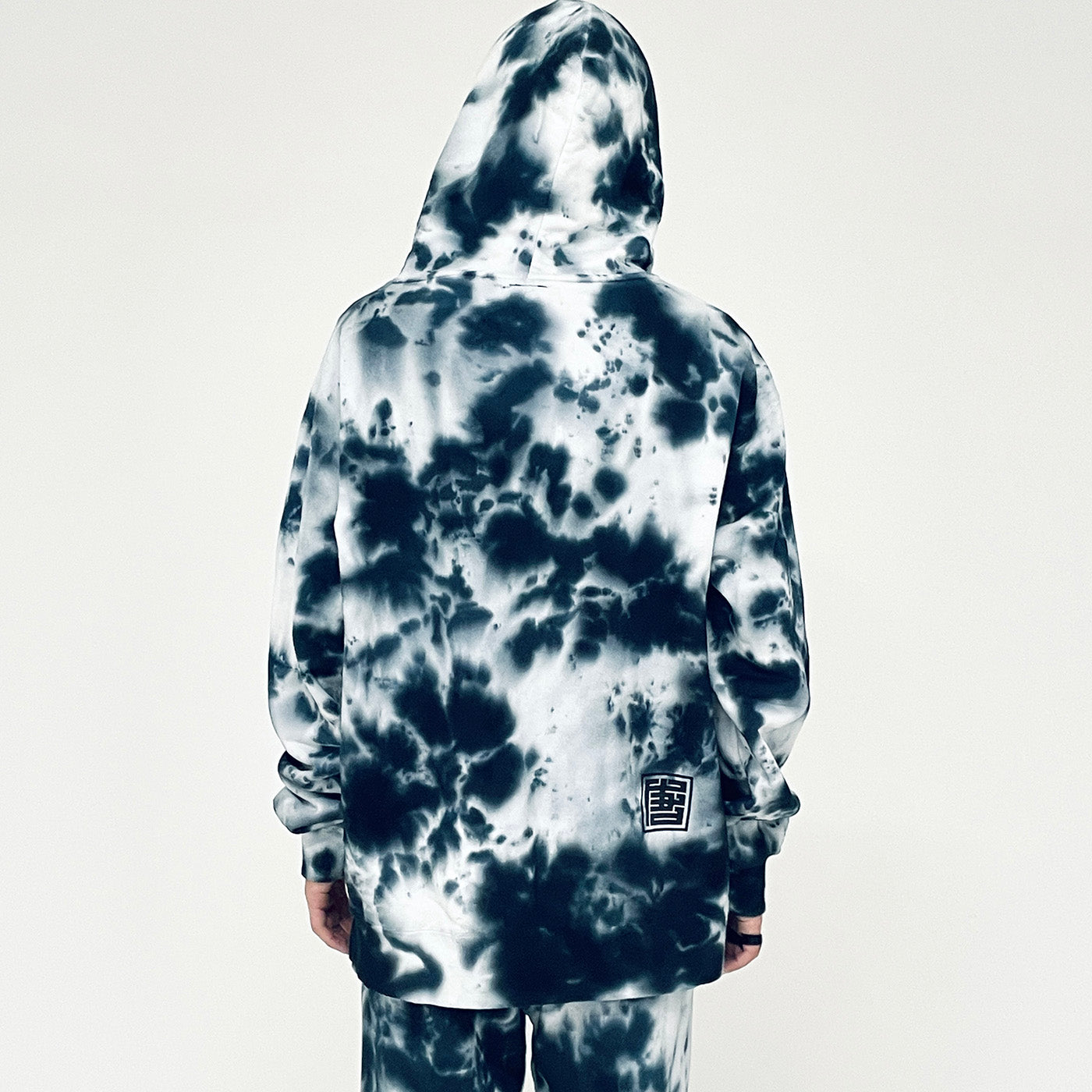 GARA -【COAL BLACK DYE HOODIE(BLACK)】 ガラ コールダイ スウェット フーディー ブラック