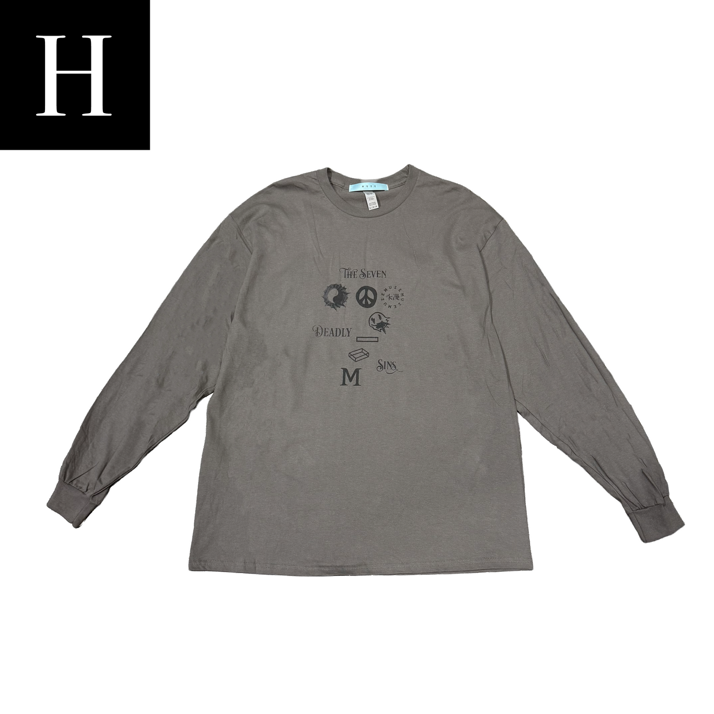 MUZE - MUZE GALLERY 7th L/S T-SH(ASSORT) ミューズ ギャラリー 7周年 グラフィック Tシャツ