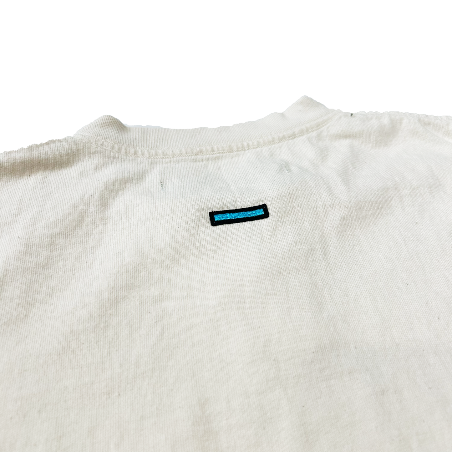 MUZE TURQUOISE LABEL -【DAMAGE SKIPPER TEE (WHITE)】ミューズ ダメージスキッパーTシャツ ホワイト