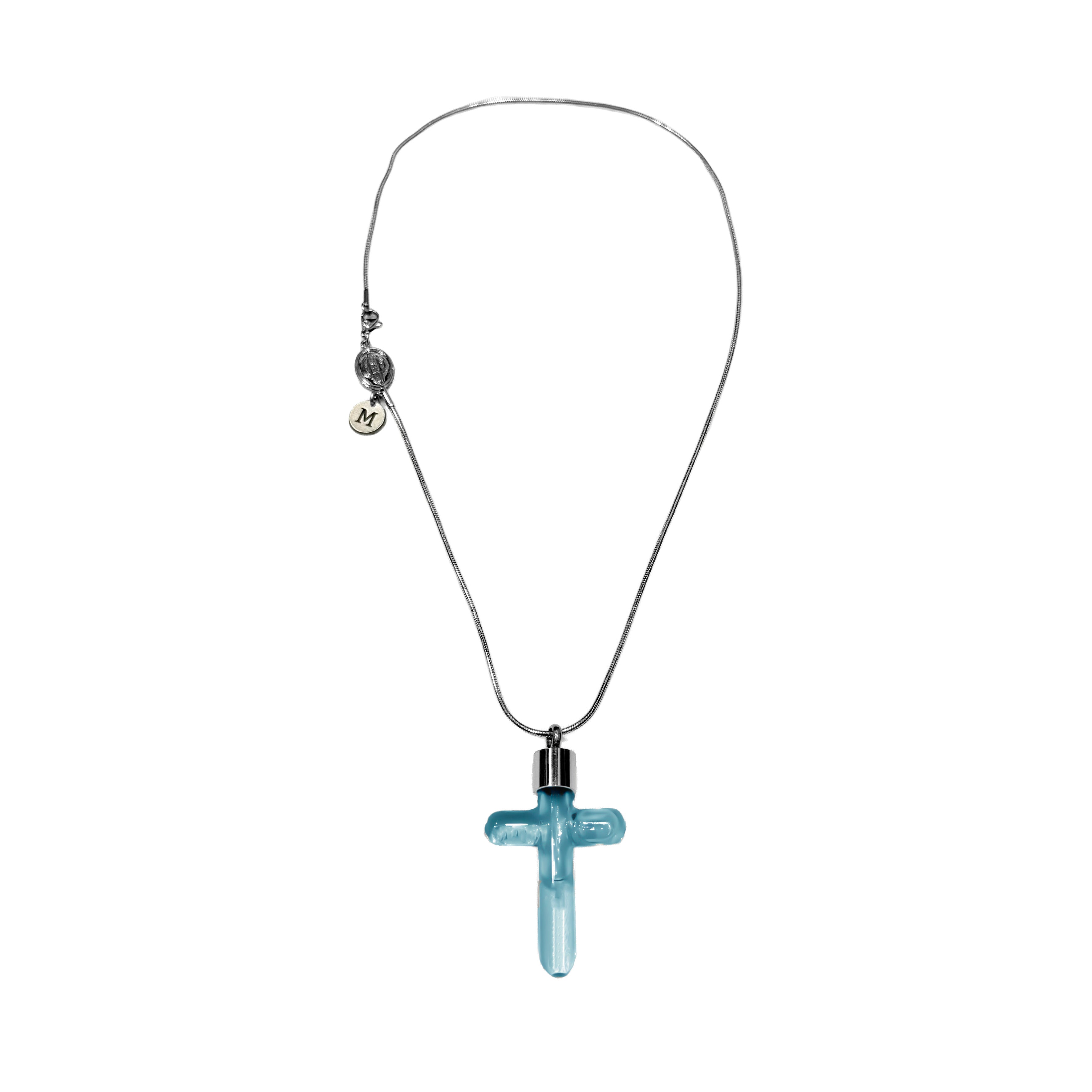 超特価セール開催！！ MUZE® × upABORN 【PERFUME CROSS NECKLACE(SILVER)】ミューズ アクセサリー