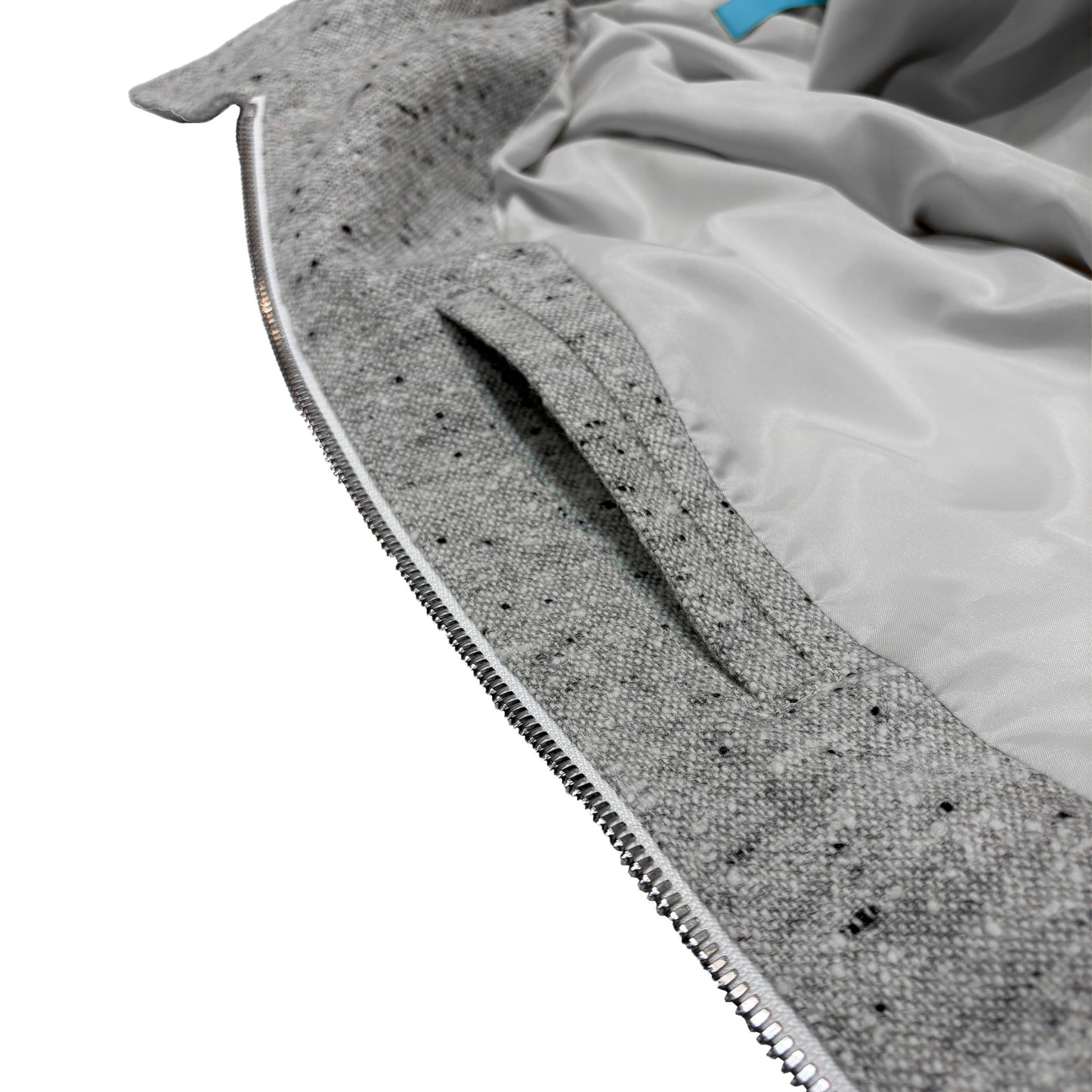 MUZE TURQUOISE LABEL -【OVERSIZED BIG WOOL BLOUSON(WHITE)】ミューズ オーバーサイズ ビッグ ウール ブルゾン ホワイト