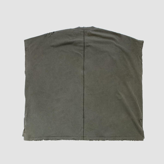 MINUS - Damaged With Picket(Olive)マイナス ノースリーブ Tシャツ オリーブ